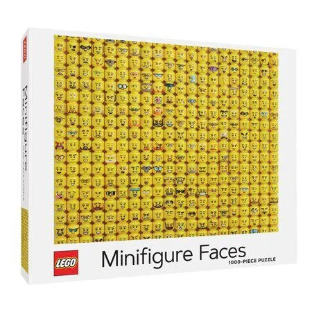 LEGO Minifigure Faces 1000-Piece Jigsaw Puzzle by LEGO cover