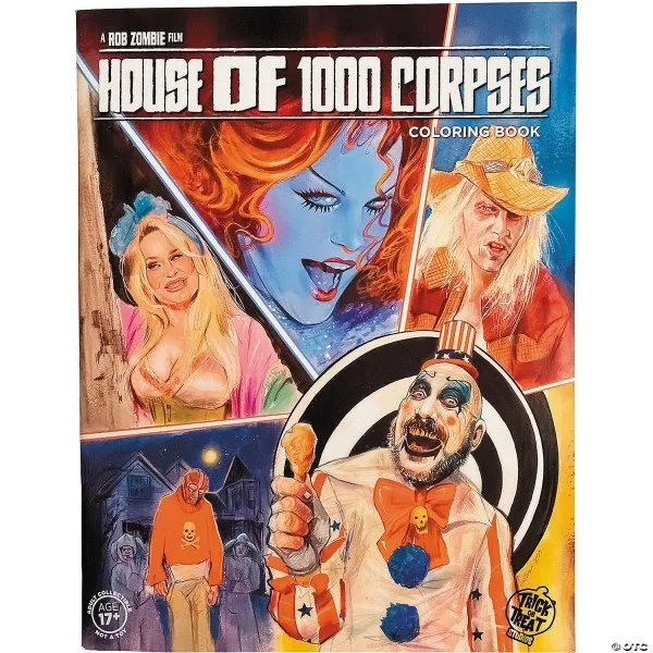 MATPQH1C01 House of 1000 Corpses Adult Coloring Book