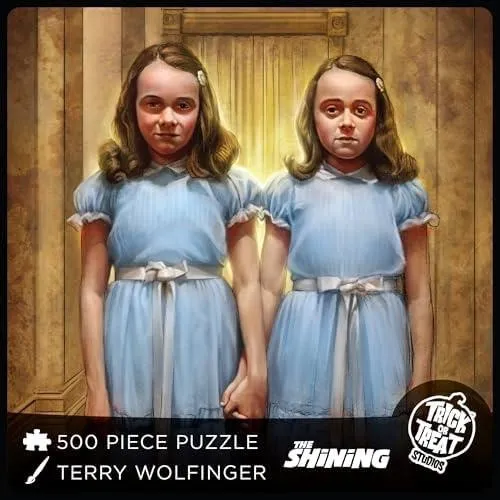 The Shining Twins 500 pc Puzzle by Trick Or Treat | All Ages | 1+ Players
