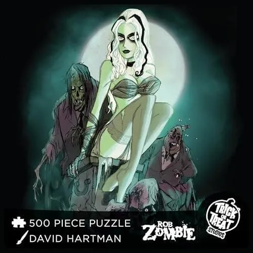 The Living Dead Girl 500 pc Puzzle by Trick Or Treat | All Ages | 1+ Players cover