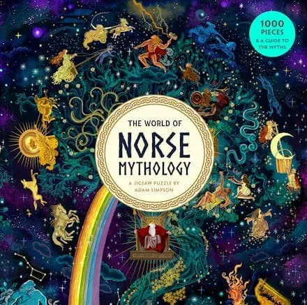The World of Norse Mythology a 1000-Piece Jigsaw Puzzle : By Adam Simpson, by Adam Simpson cover